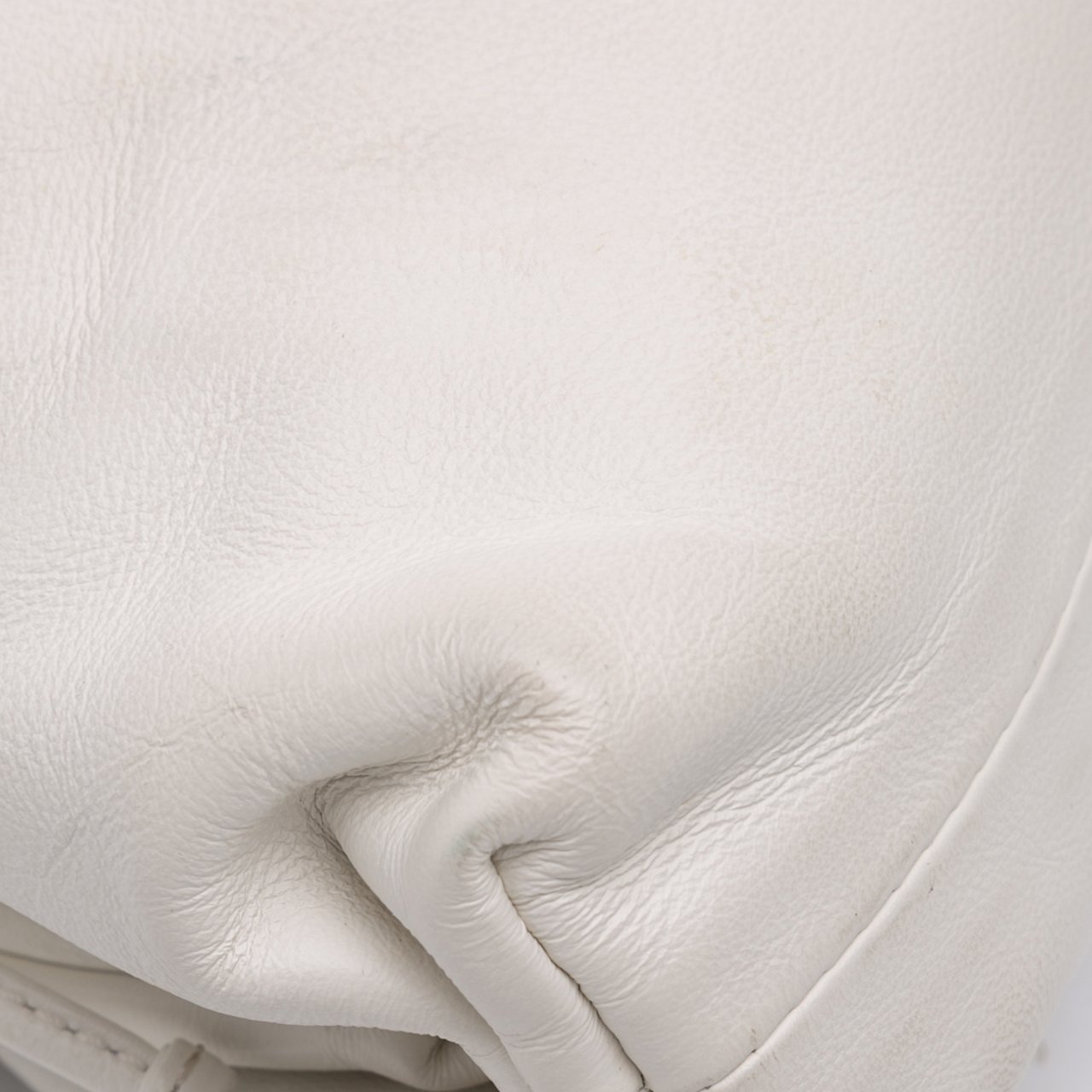 Bottega Veneta Lambskin The Mini Pouch Crossbody Wit