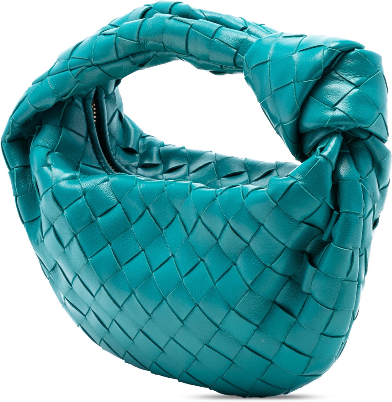 Bottega Veneta Mini Nappa Intrecciato Jodie Blauw