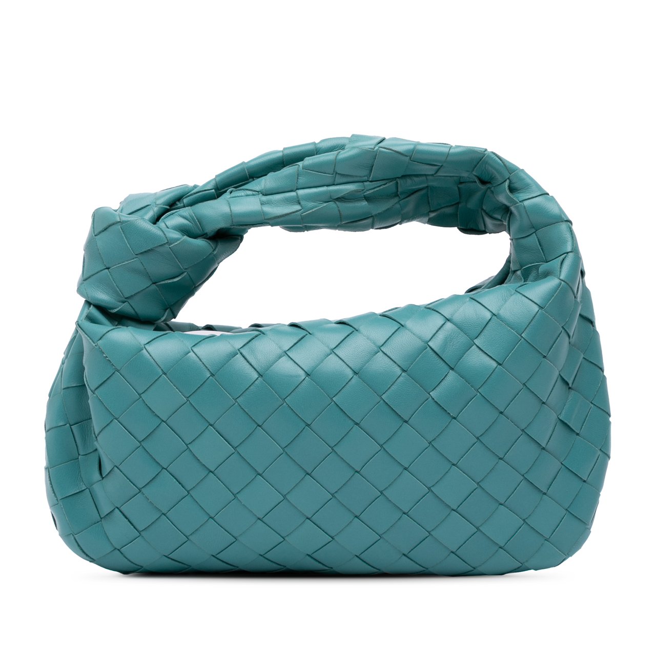 Bottega Veneta Mini Nappa Intrecciato Jodie Blauw