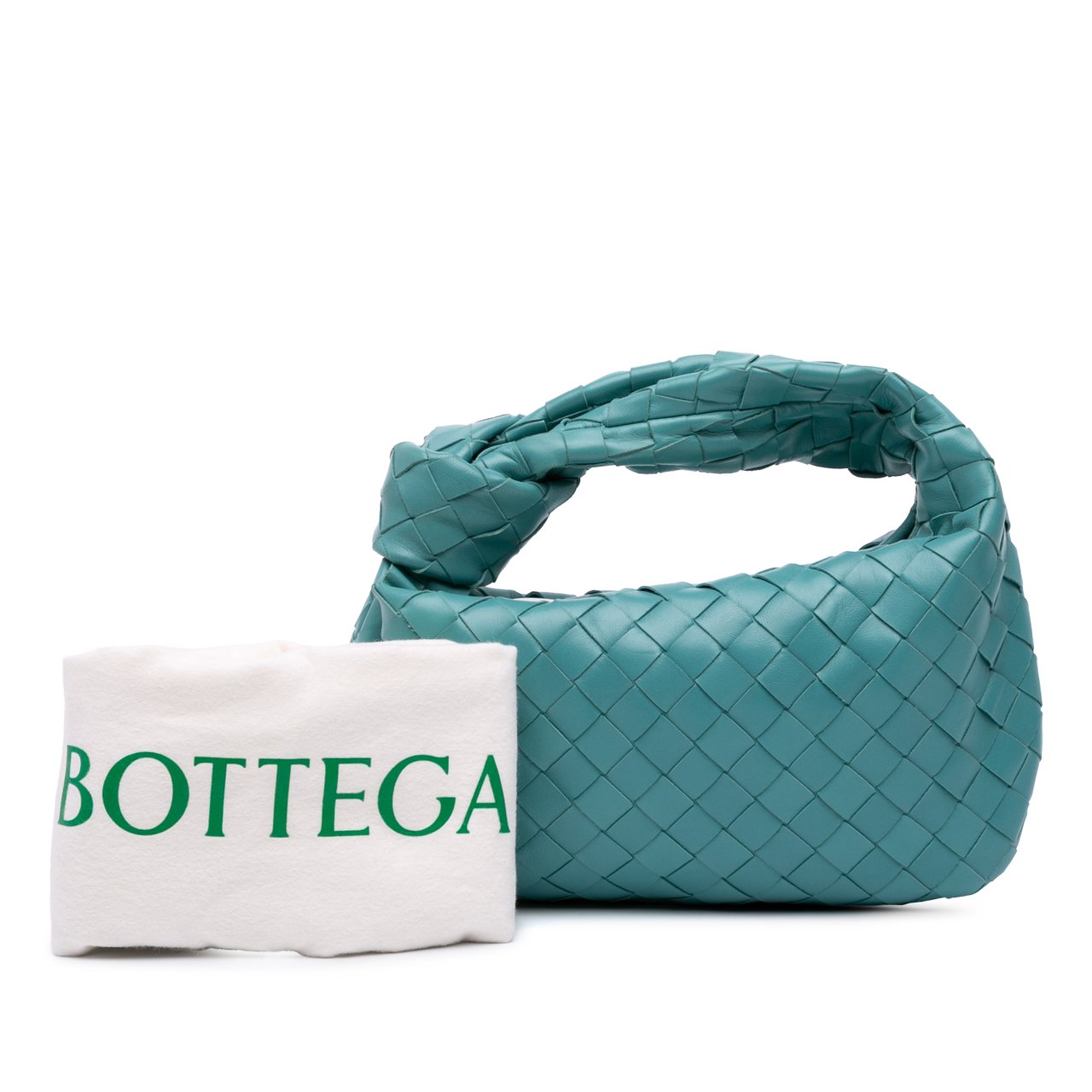 Bottega Veneta Mini Nappa Intrecciato Jodie Blauw