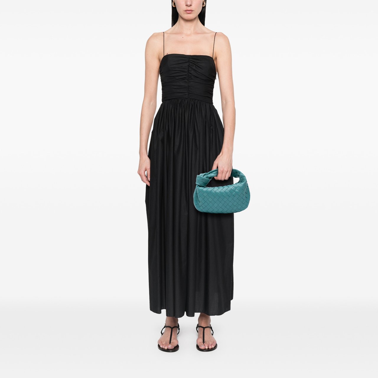 Bottega Veneta Mini Nappa Intrecciato Jodie Blauw