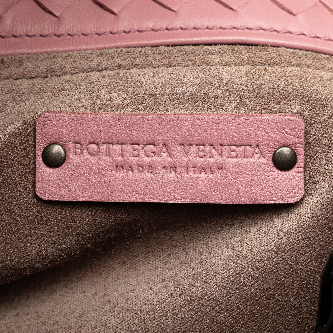 Bottega Veneta Medium Nappa Intrecciato Cesta Tote Roze