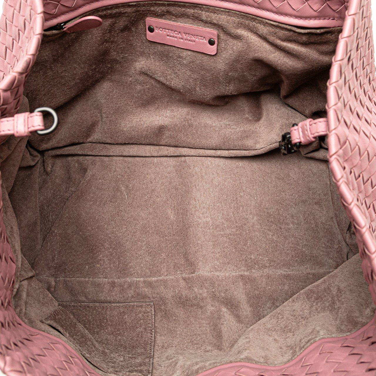 Bottega Veneta Medium Nappa Intrecciato Cesta Tote Roze