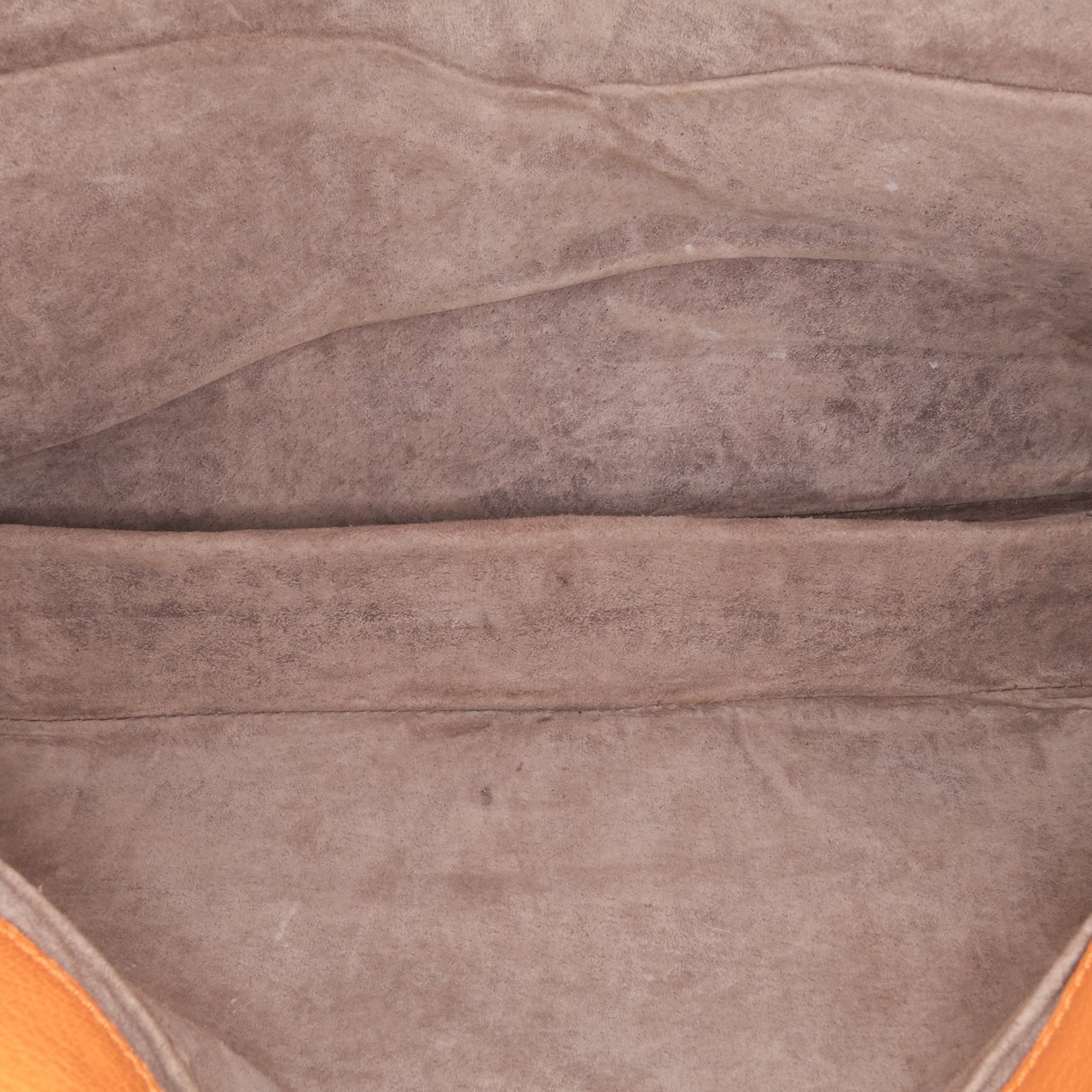 Bottega Veneta Nappa Intrecciato Flap Shoulder Bag Oranje