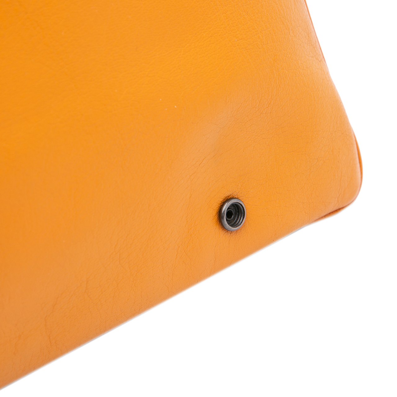 Bottega Veneta Nappa Intrecciato Flap Shoulder Bag Oranje