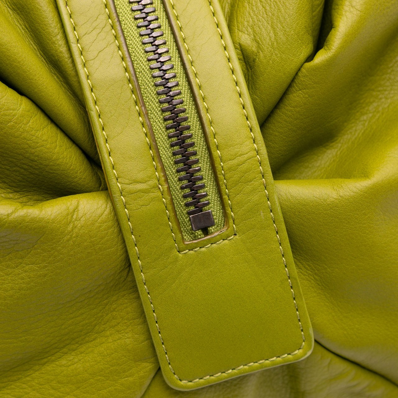 Bottega Veneta Intrecciato Trimmed Nappa Travel Bag Groen