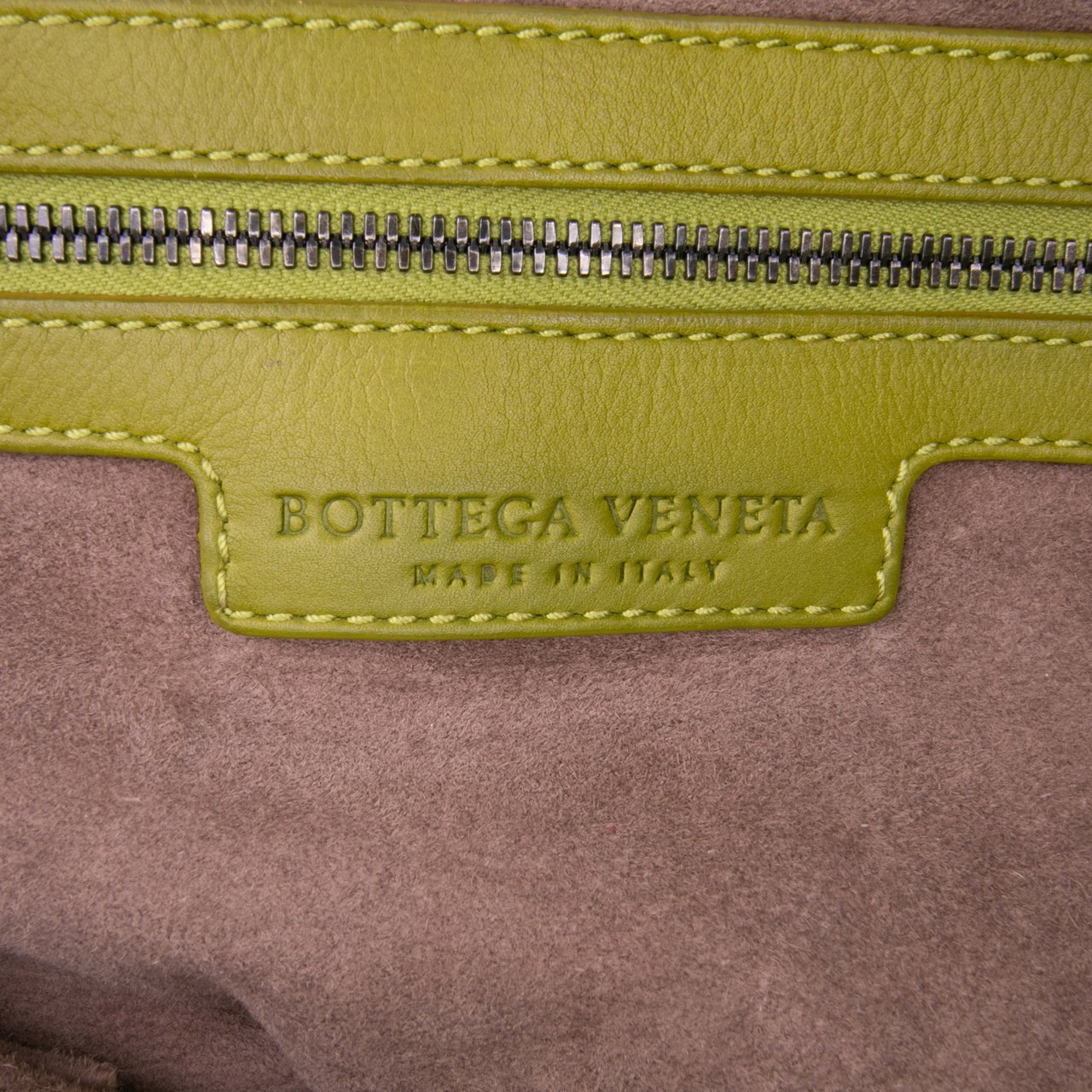 Bottega Veneta Intrecciato Trimmed Nappa Travel Bag Groen
