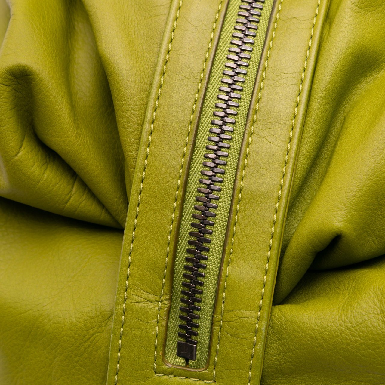 Bottega Veneta Intrecciato Trimmed Nappa Travel Bag Groen