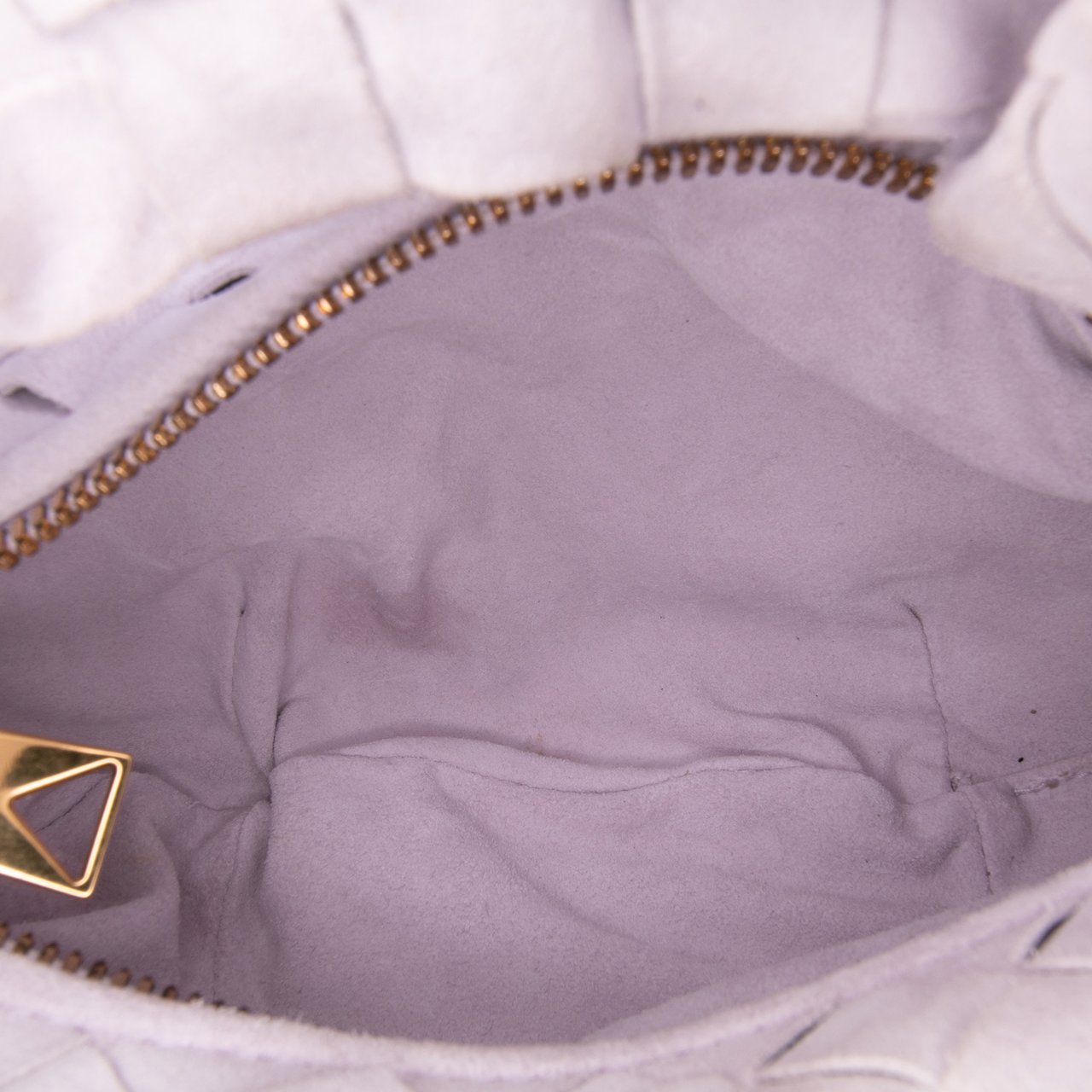 Bottega Veneta Mini Suede Intrecciato Jodie Paars