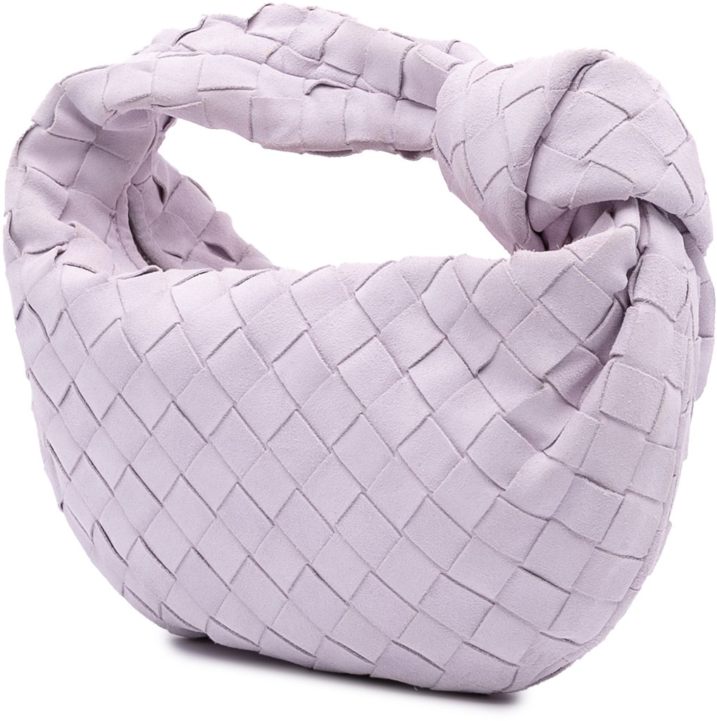 Bottega Veneta Mini Suede Intrecciato Jodie Paars