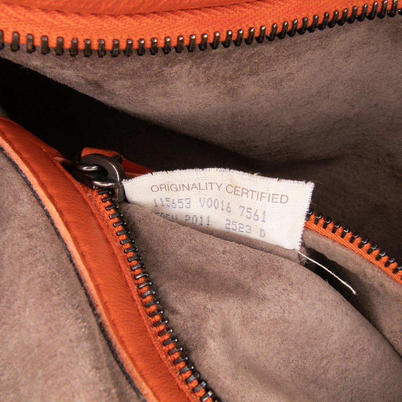Bottega Veneta Small Nappa Intrecciato Veneta Hobo Oranje