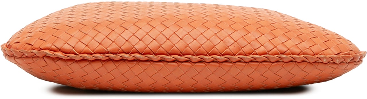 Bottega Veneta Small Nappa Intrecciato Veneta Hobo Oranje