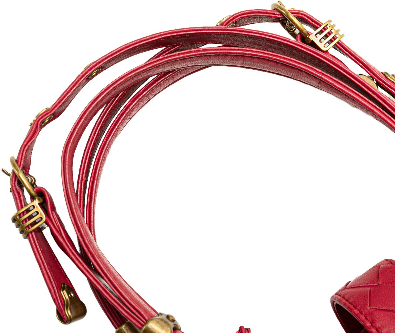 Bottega Veneta Small Nappa Intrecciato Capri Rood