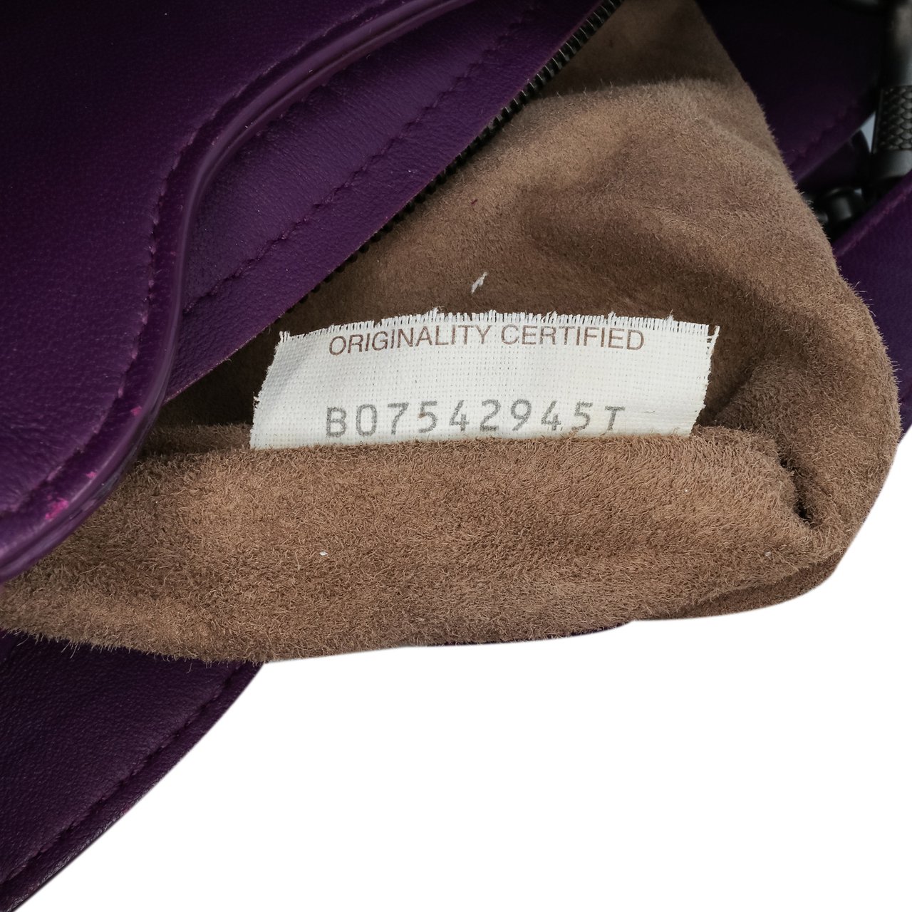 Bottega Veneta Nappa Intrecciato Napoli Satchel Paars