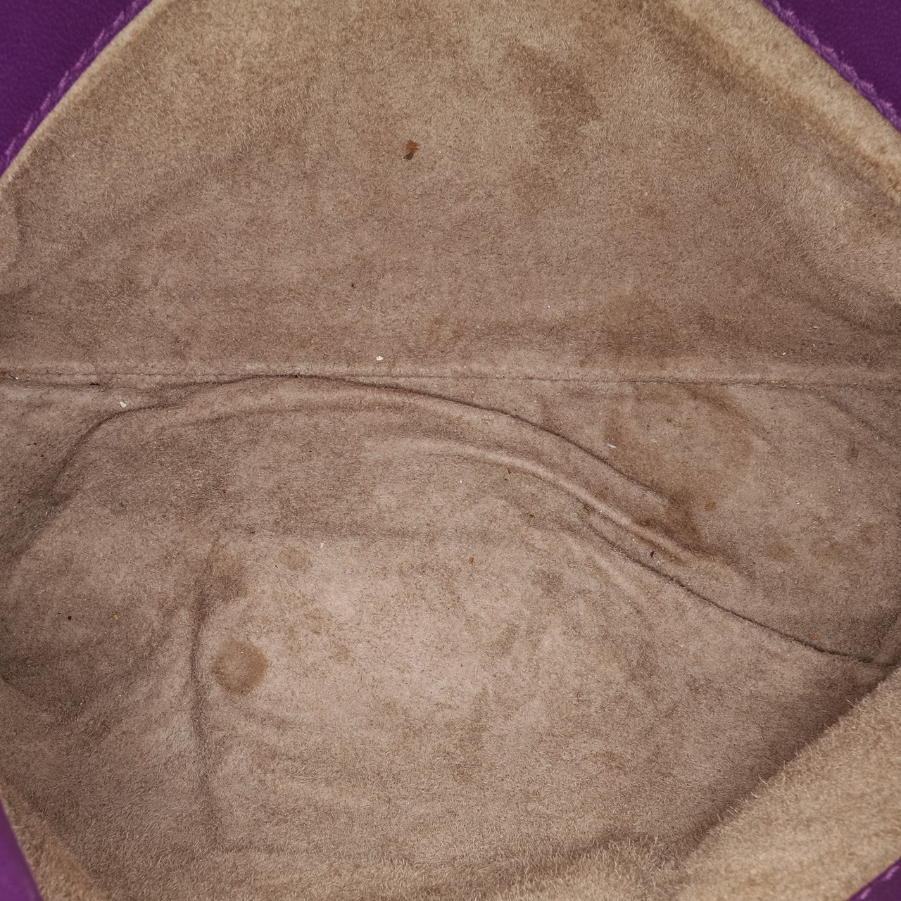 Bottega Veneta Nappa Intrecciato Napoli Satchel Paars