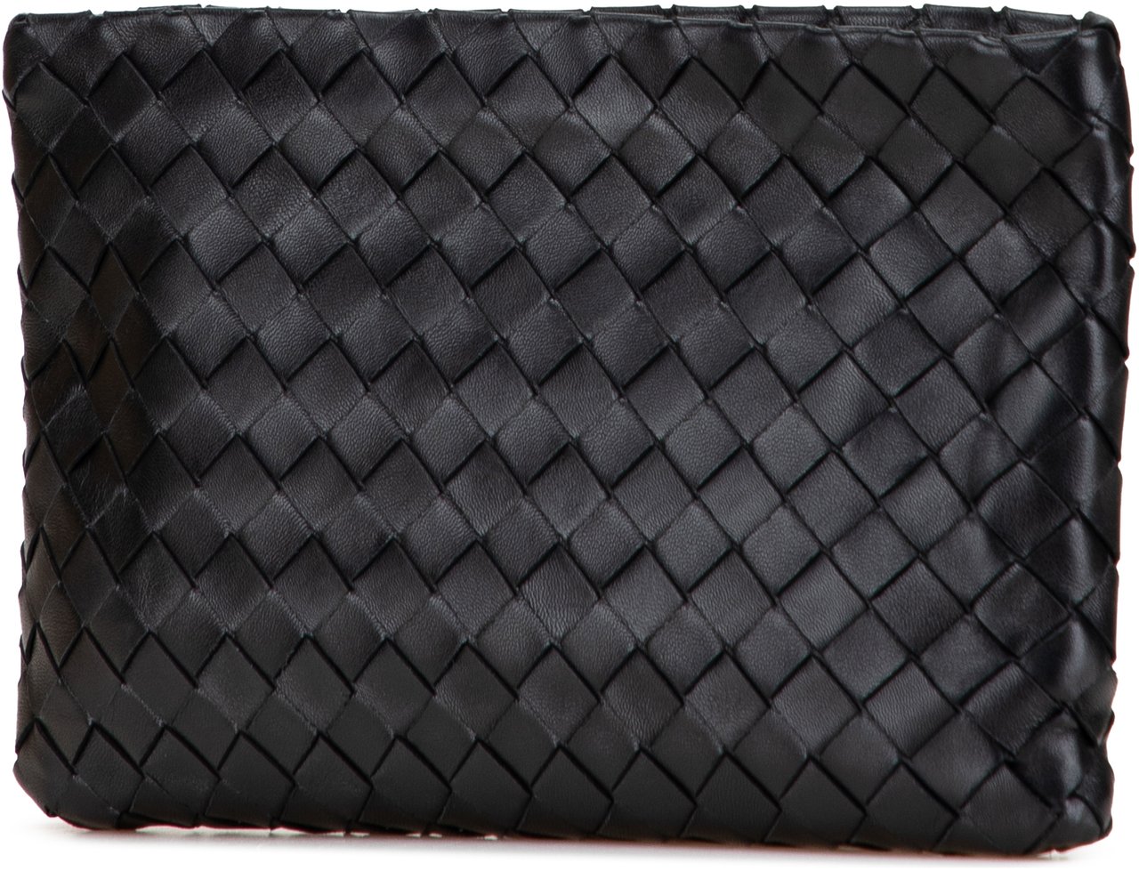 Bottega Veneta Nappa Intrecciato Clutch Zwart