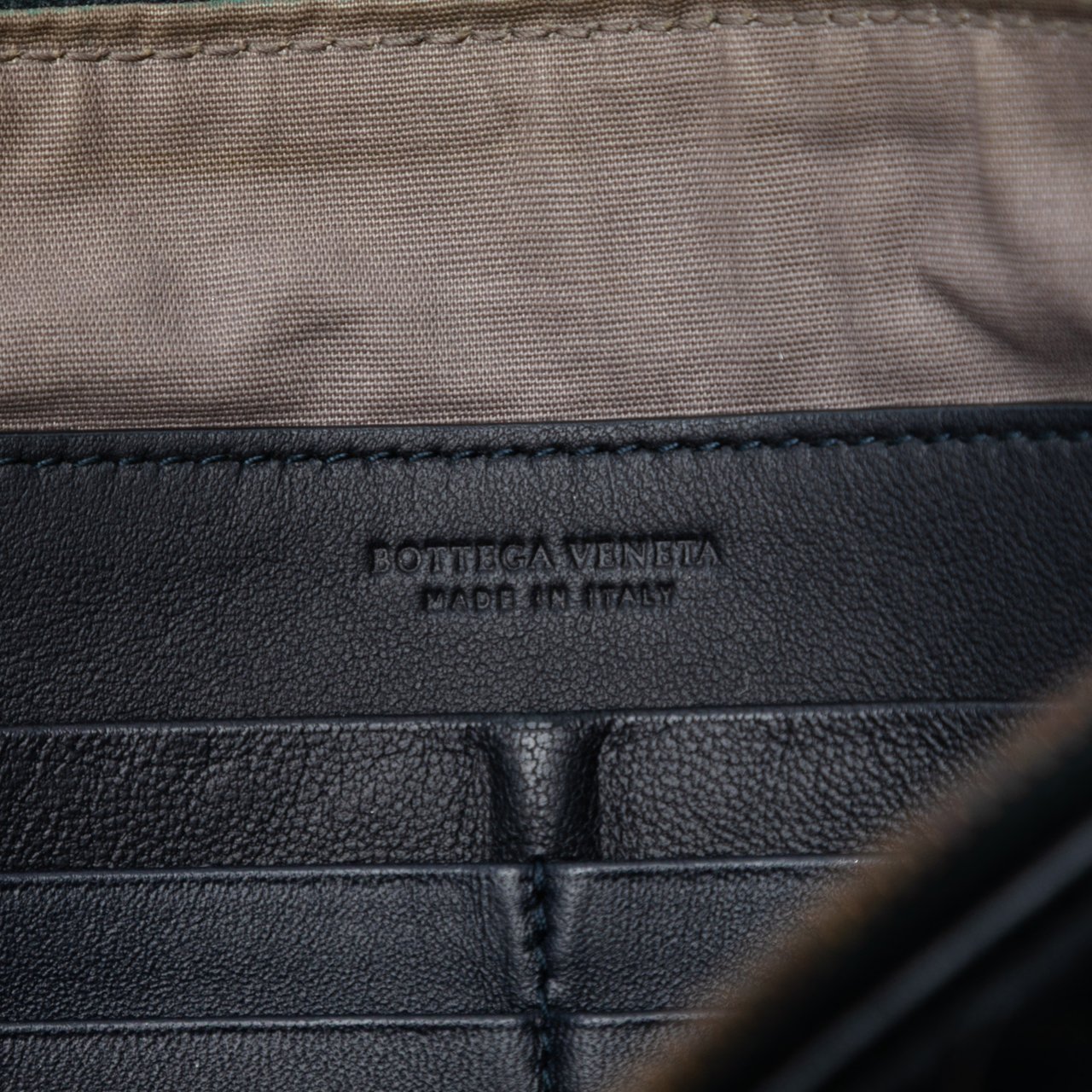 Bottega Veneta Nappa Intrecciato Clutch Zwart