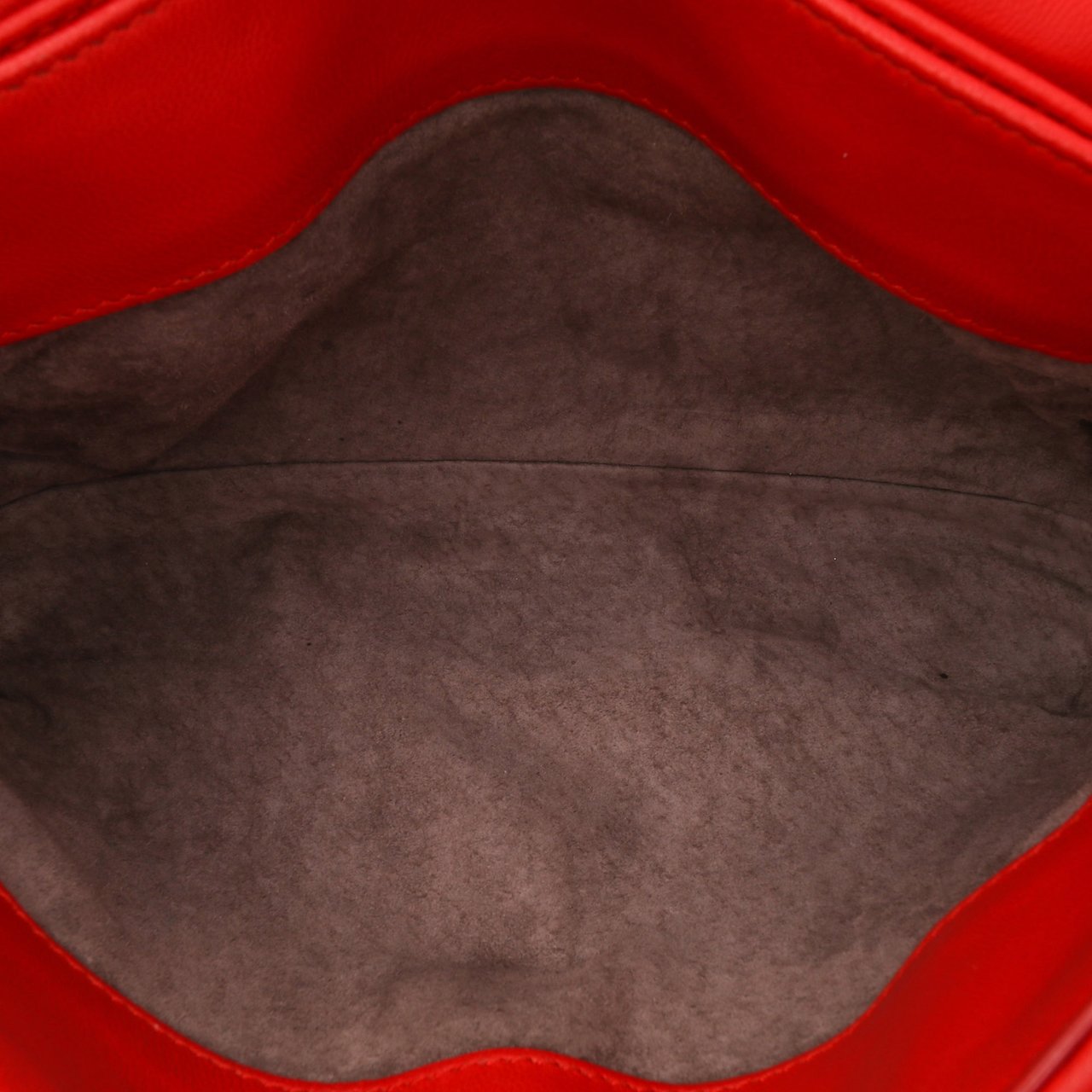 Bottega Veneta Baby Nappa Intrecciato Olimpia Crossbody Rood