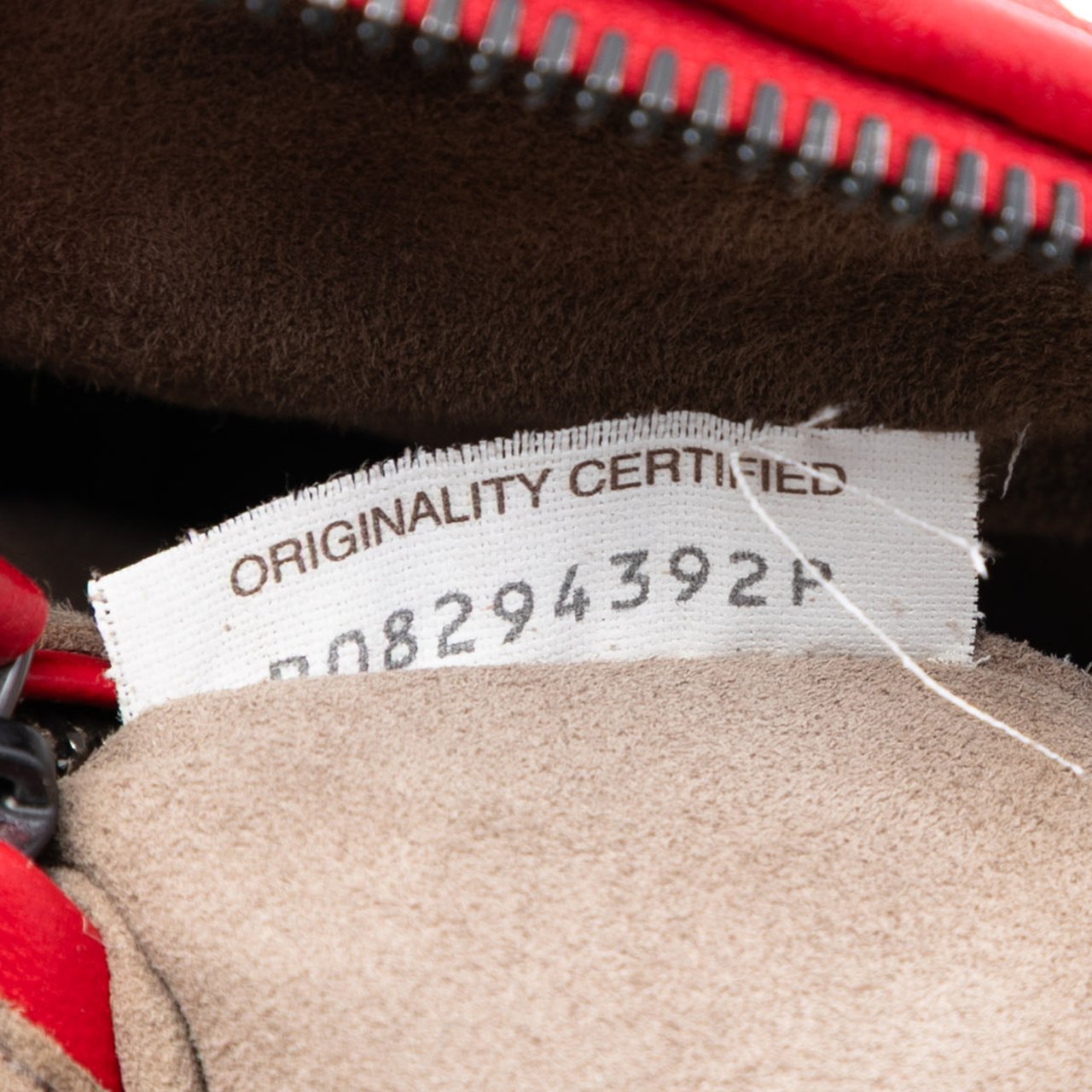 Bottega Veneta Nappa Intrecciato Nodini Crossbody Rood