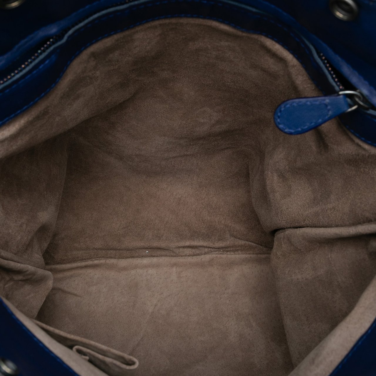 Bottega Veneta Nappa Intrecciato Flat Tote Blauw