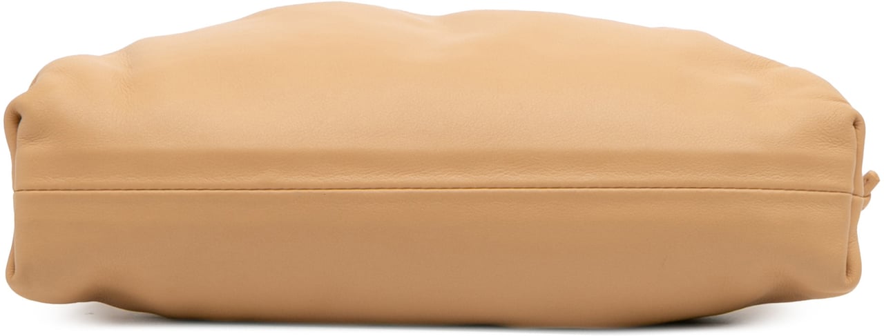 Bottega Veneta Lambskin The Mini Pouch Crossbody Bruin