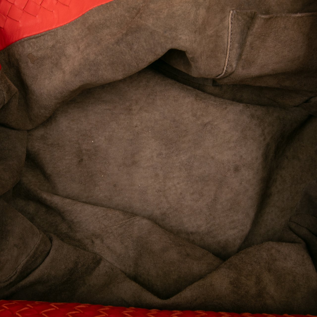 Bottega Veneta Large Nappa Intrecciato Cesta Tote Rood