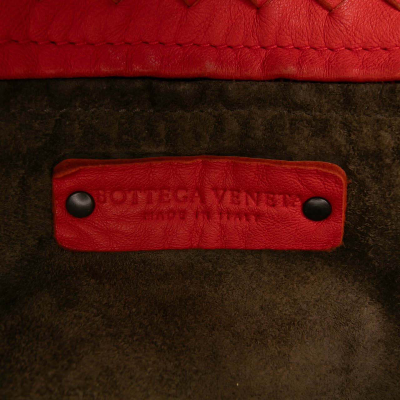 Bottega Veneta Large Nappa Intrecciato Cesta Tote Rood