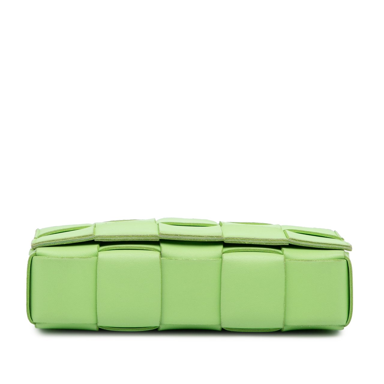 Bottega Veneta Nappa Intrecciato Cassette Crossbody Groen