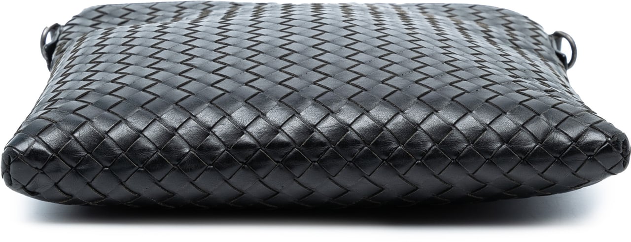 Bottega Veneta Nappa Intrecciato VN Crossbody Zwart