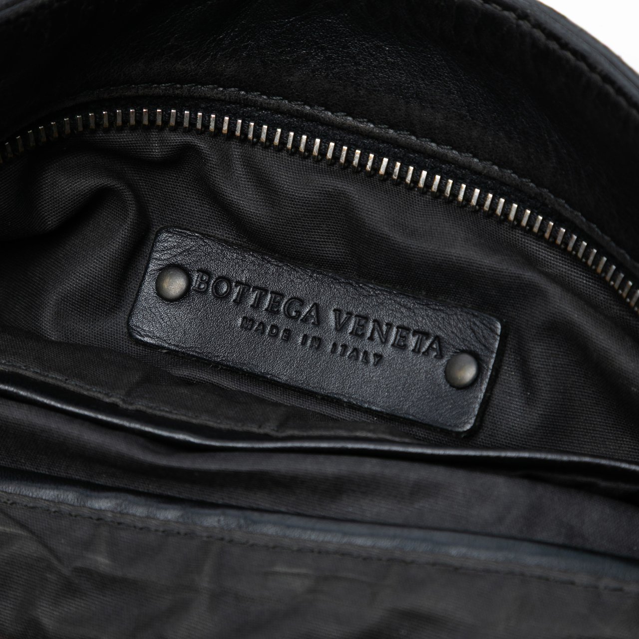 Bottega Veneta Nappa Intrecciato VN Crossbody Zwart