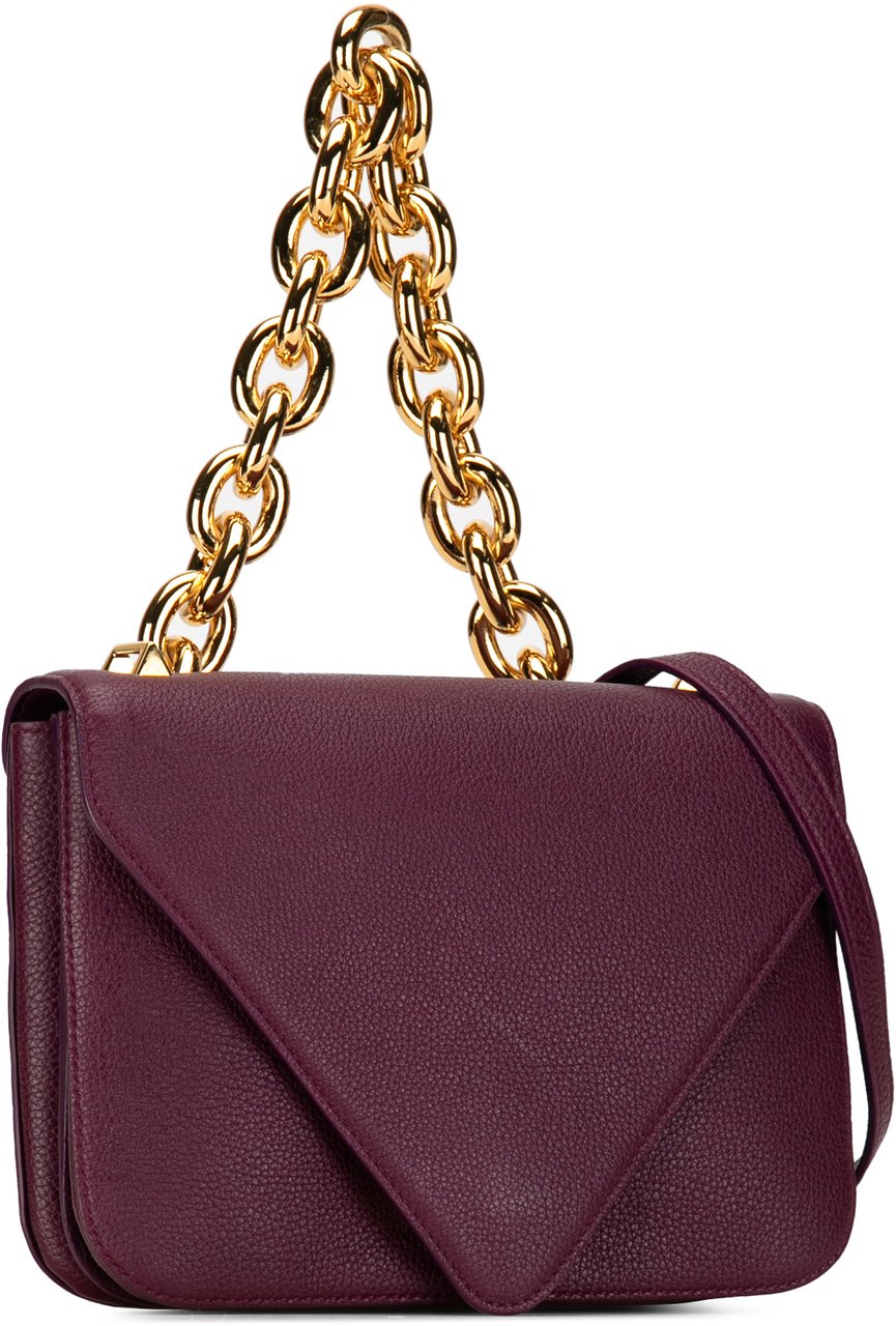 Bottega Veneta Mount Envelope Chain Bag Paars