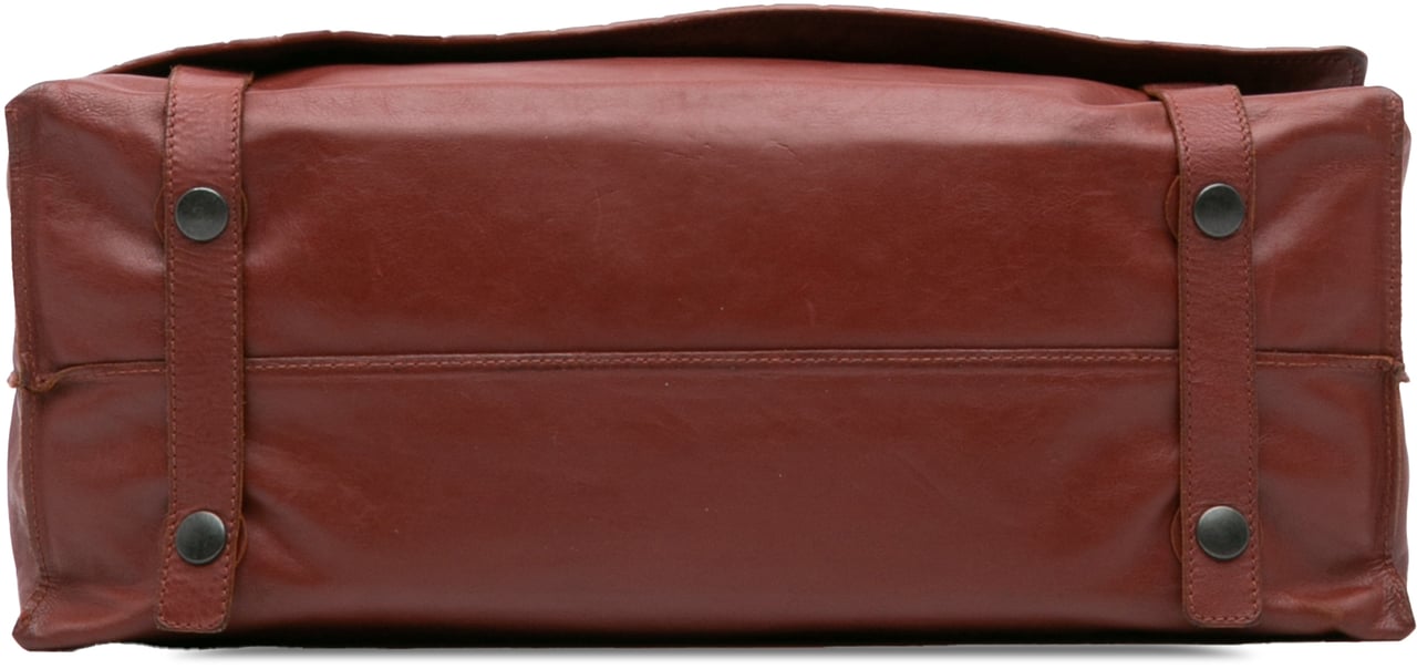 Bottega Veneta Nappa Intrecciato Flap Crossbody Rood