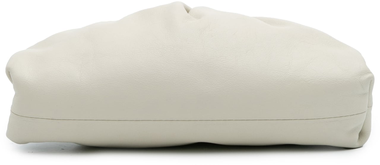 Bottega Veneta Lambskin The Mini Pouch Crossbody Wit