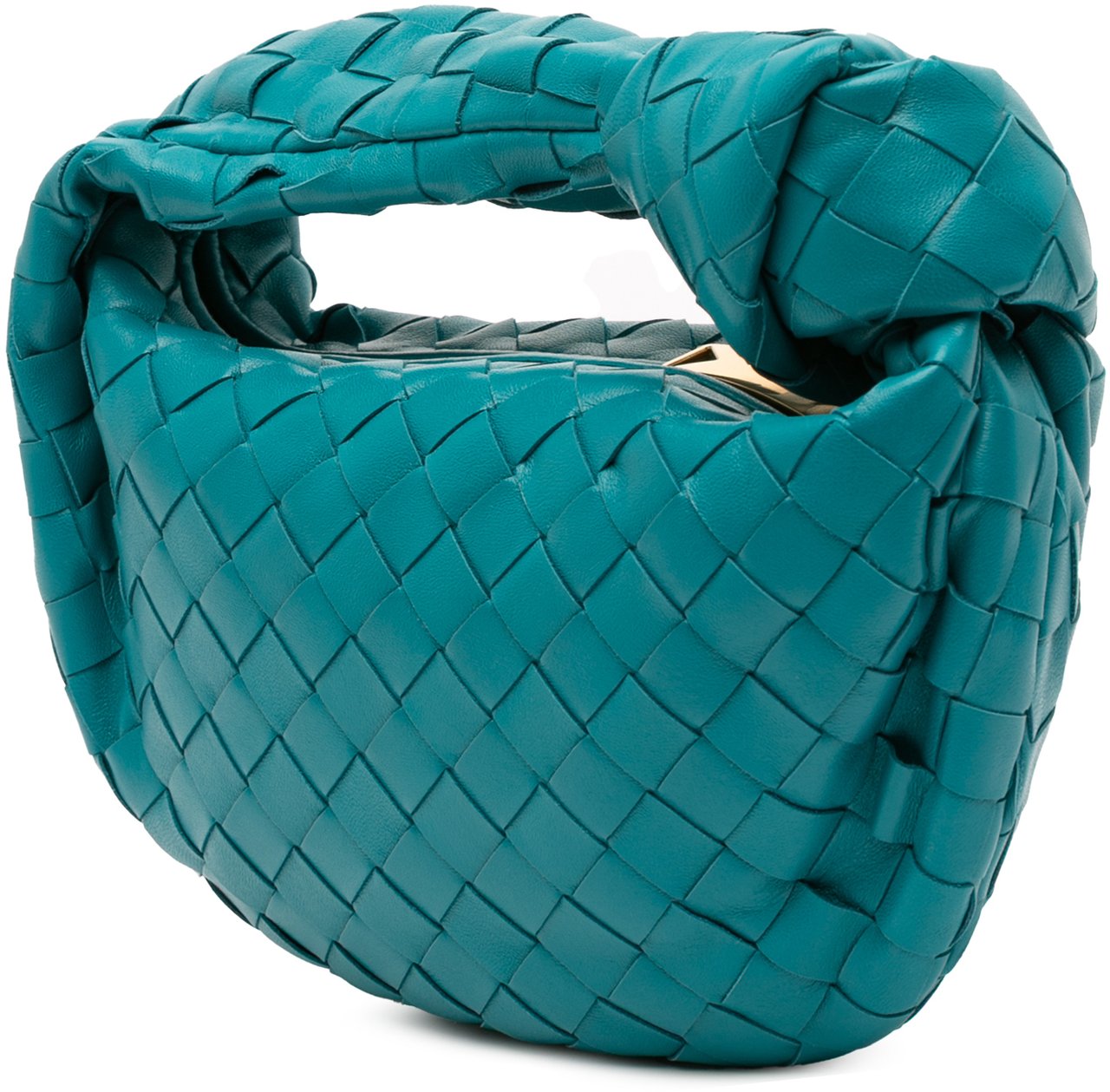 Bottega Veneta Mini Nappa Intrecciato Jodie Blauw