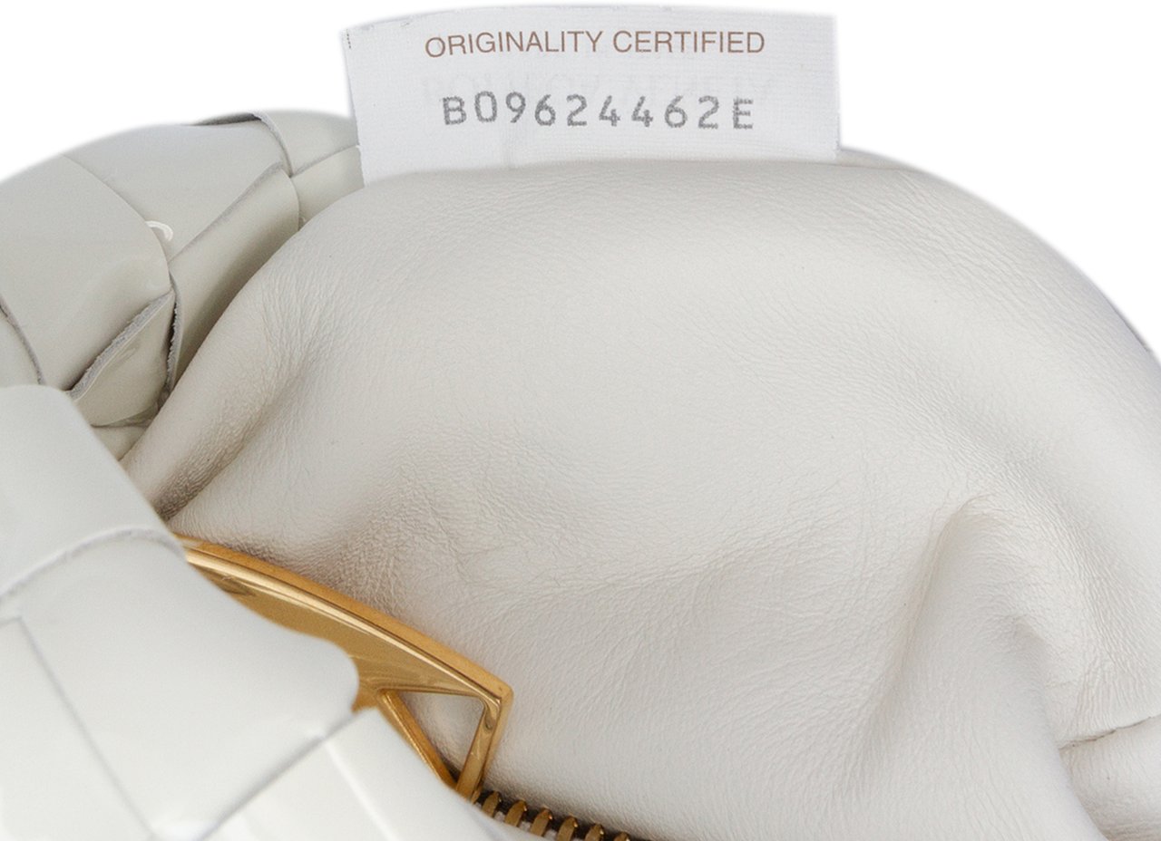 Bottega Veneta Mini Patent Intrecciato Jodie Wit