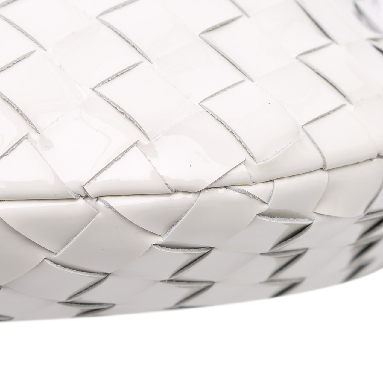 Bottega Veneta Mini Patent Intrecciato Jodie Wit