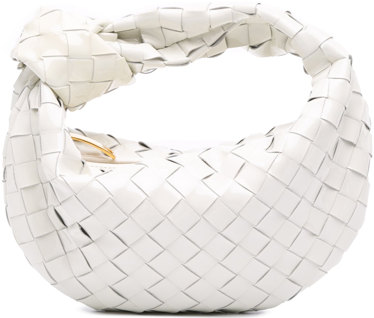 Bottega Veneta Mini Patent Intrecciato Jodie Wit