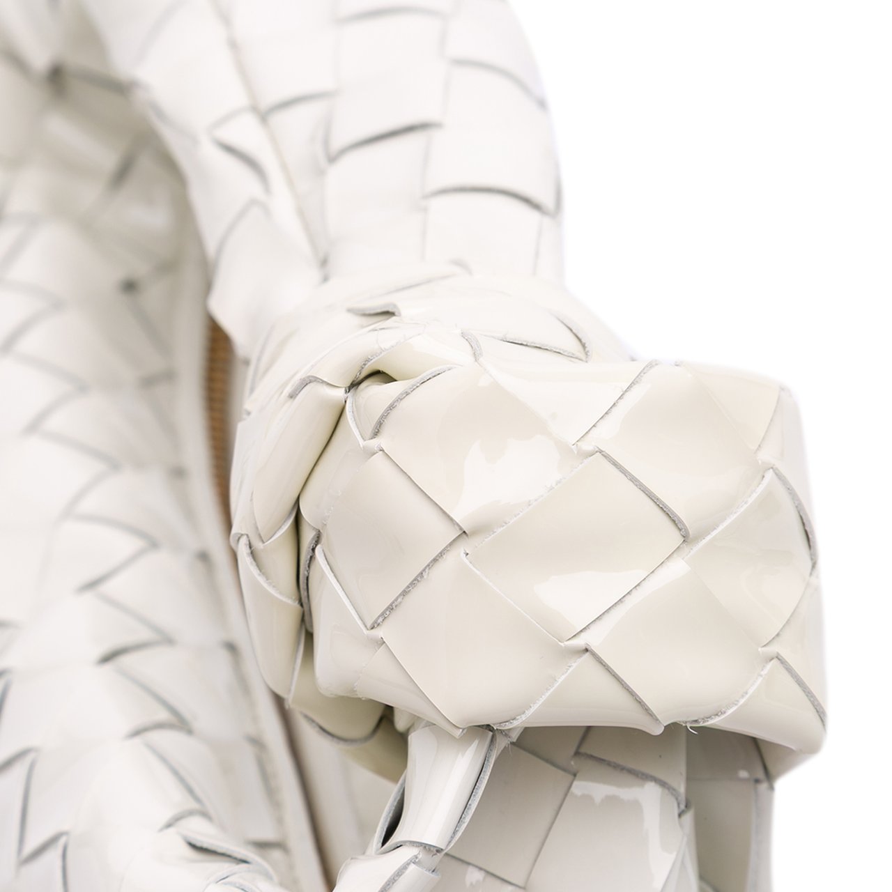 Bottega Veneta Mini Patent Intrecciato Jodie Wit