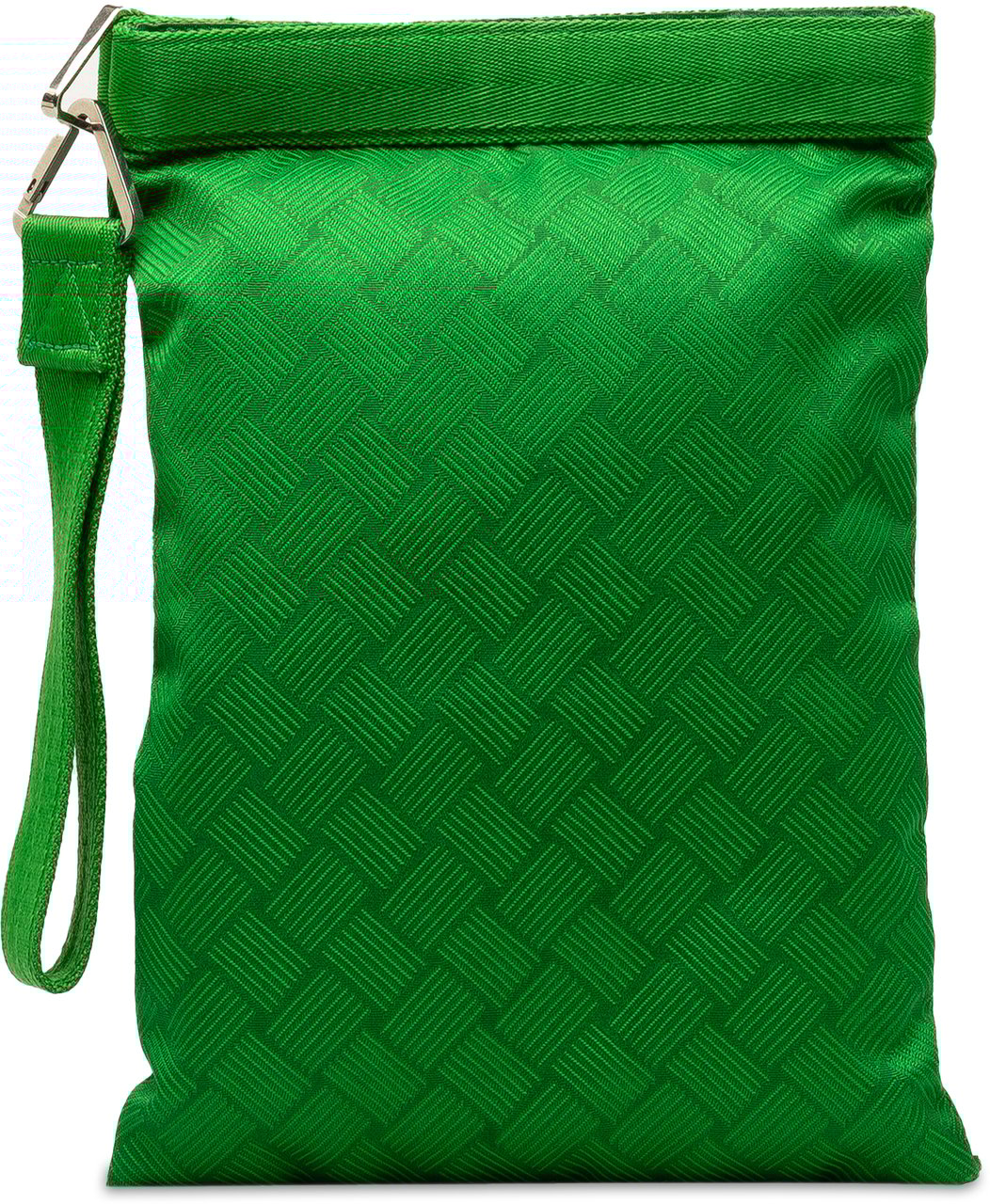 Bottega Veneta Nylon Wrist Pouch Groen
