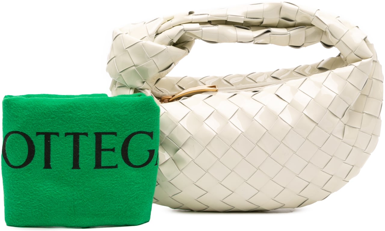 Bottega Veneta Mini Patent Intrecciato Jodie Wit