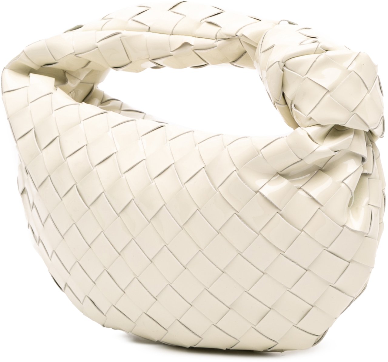 Bottega Veneta Mini Patent Intrecciato Jodie Wit