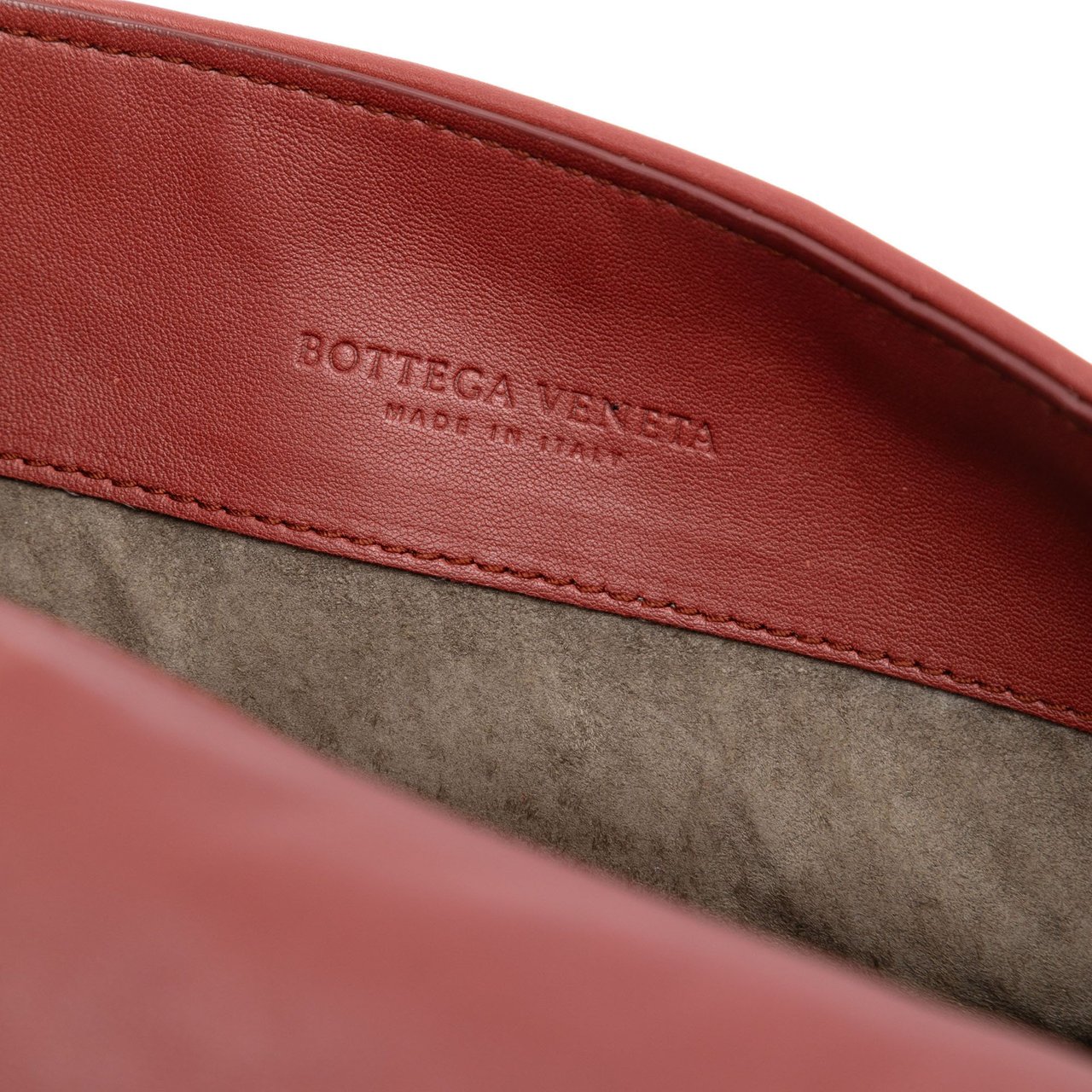 Bottega Veneta Nappa Intrecciato Double Sided Flap Messenger Bag Rood