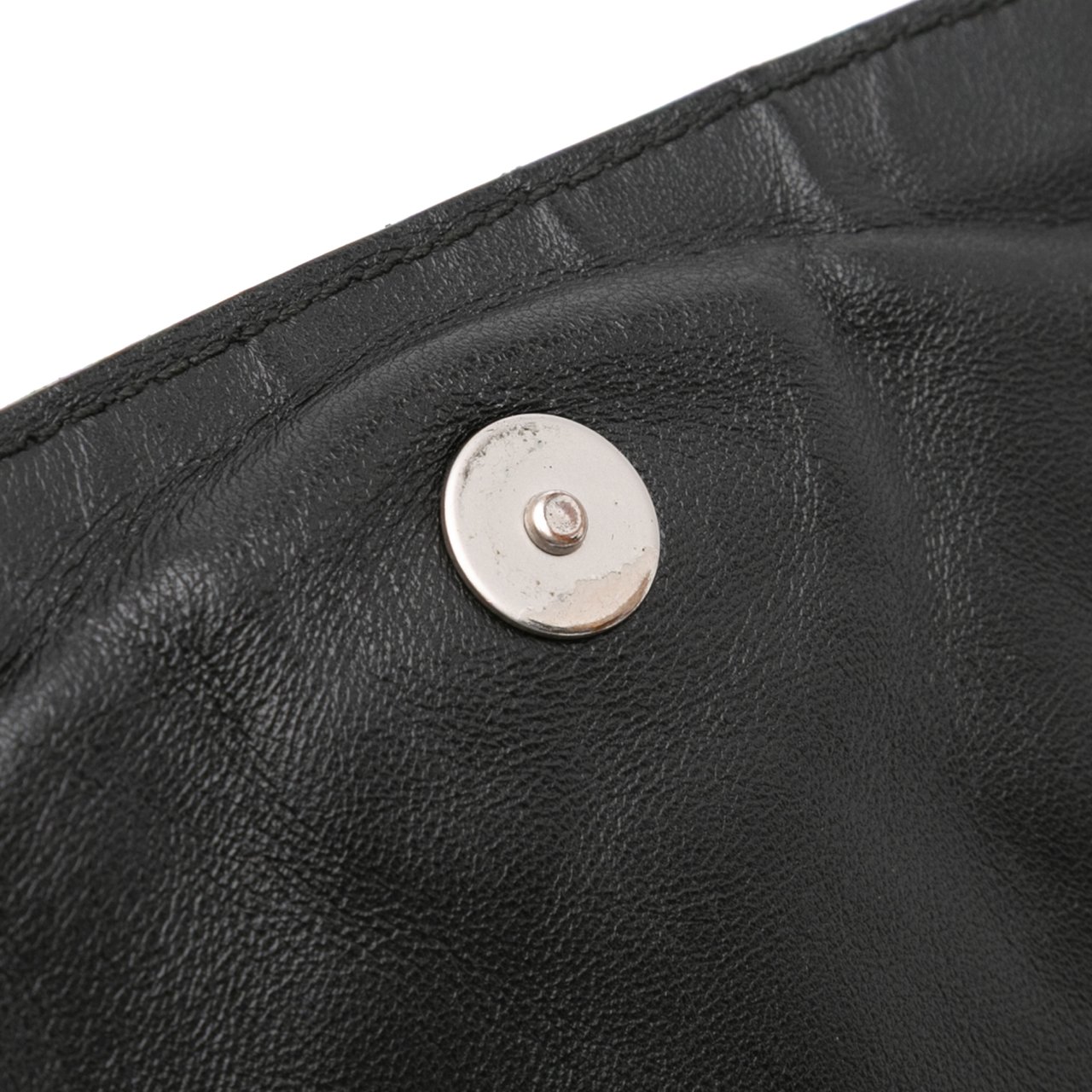 Bottega Veneta Nappa Intrecciato Flap Crossbody Zwart