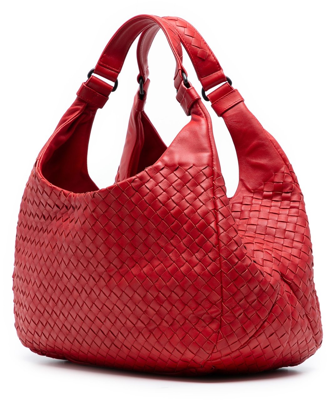 Bottega Veneta Small Nappa Intrecciato Campana Hobo Rood