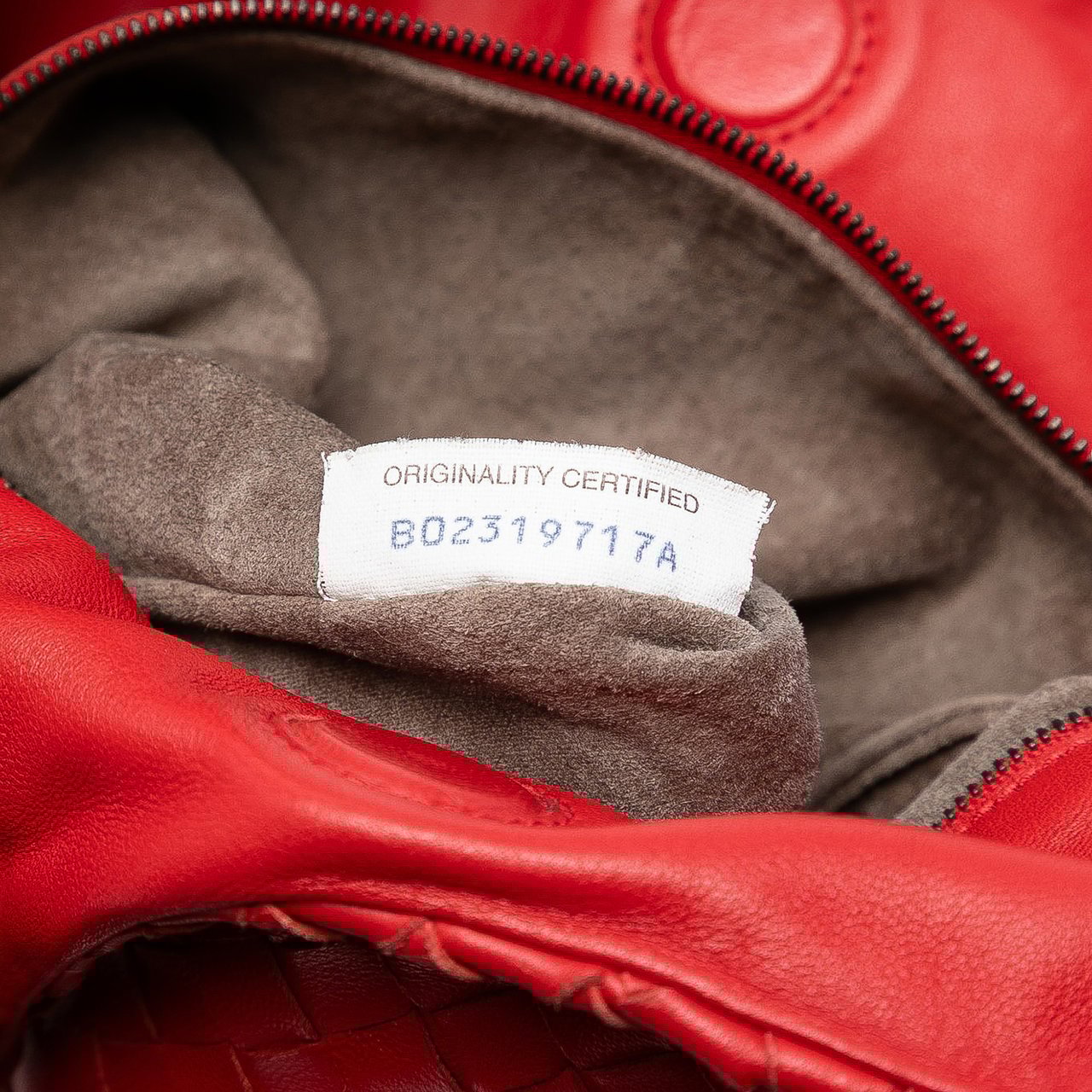 Bottega Veneta Small Nappa Intrecciato Campana Hobo Rood