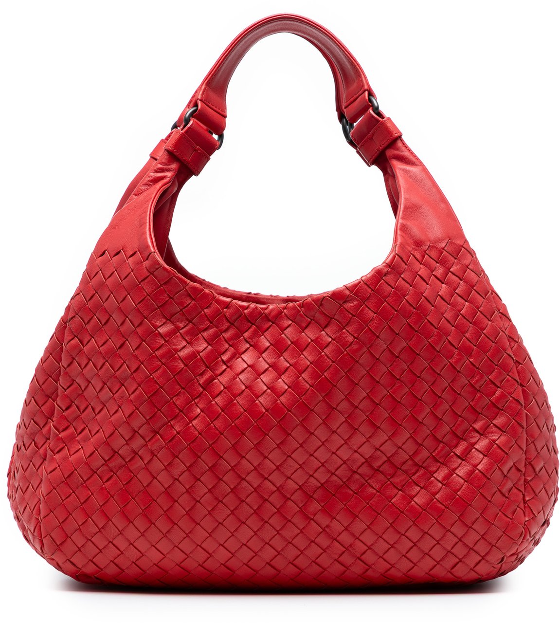 Bottega Veneta Small Nappa Intrecciato Campana Hobo Rood