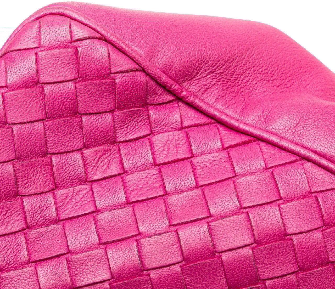 Bottega Veneta Nappa Intrecciato Tote Roze