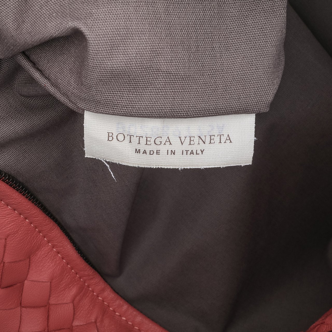 Bottega Veneta Medium Nappa Intrecciato Capri Tote Rood