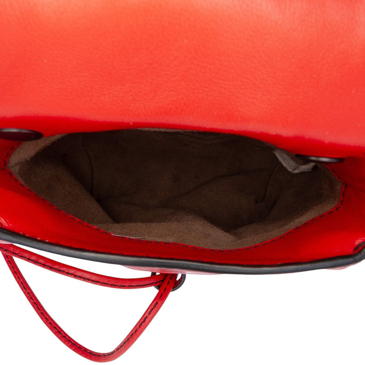 Bottega Veneta Nappa Intrecciato Double Sided Flap Crossbody Rood