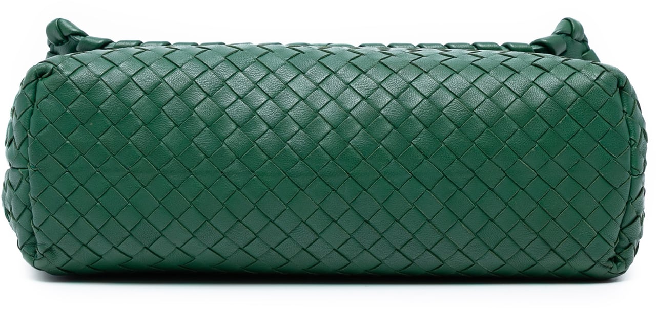 Bottega Veneta Medium Nappa Intrecciato Olimpia Shoulder Bag Groen